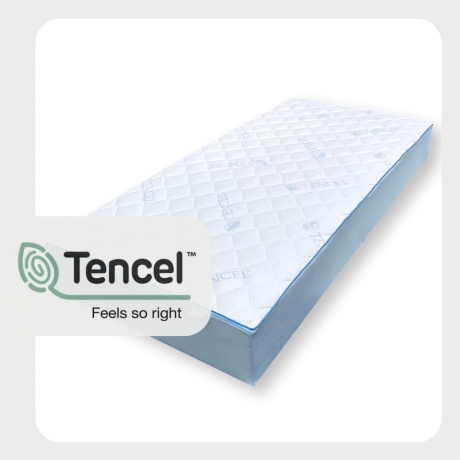 Matratze Viscoschaum 90x200 TENCEL™ Lyocell® Serie 25 cm hoch, H3/H4